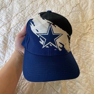 Dallas Cowboys Vintage 90’s Logo Athletic Splash Wool Snapback Cap Hat